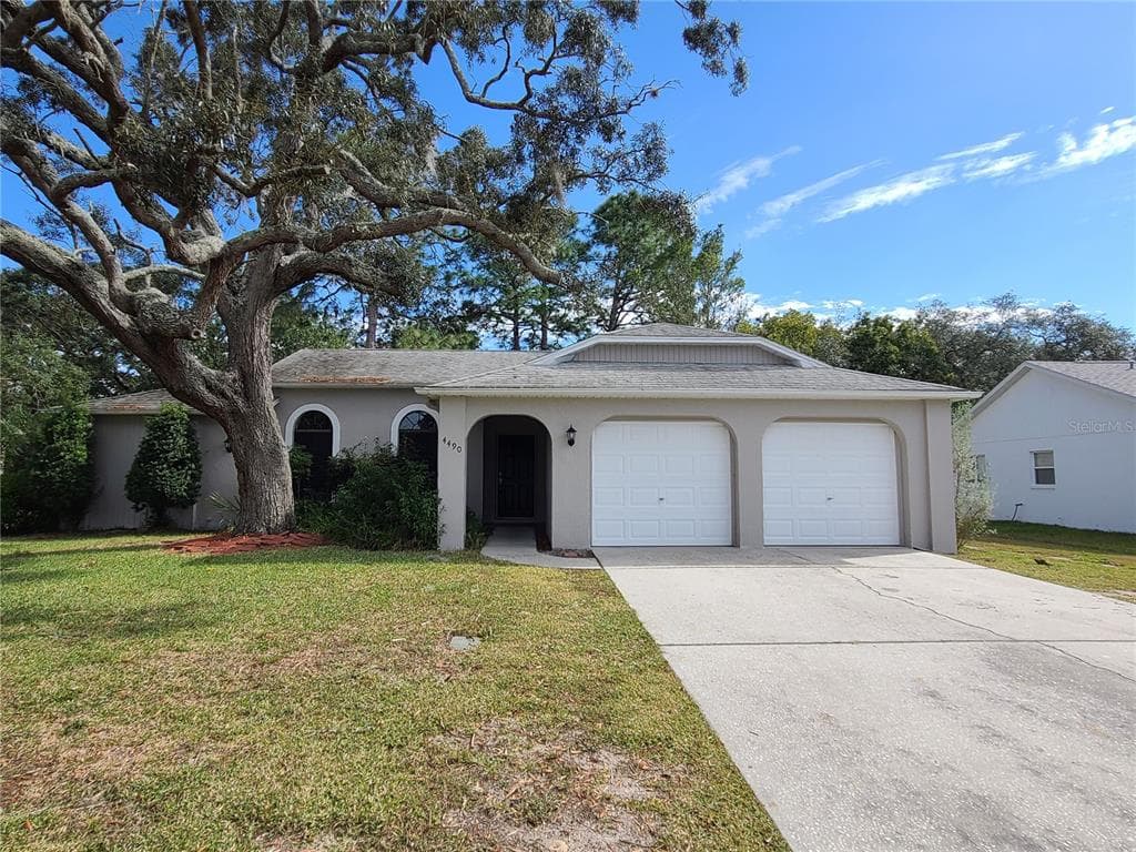 4490 PLUMOSA STREET SPRING HILL, FL 34607