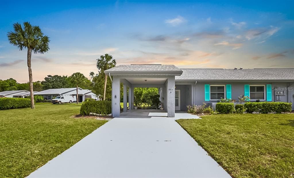 501 FALLOW COURT UNIT A SUN CITY CENTER, FL 33573