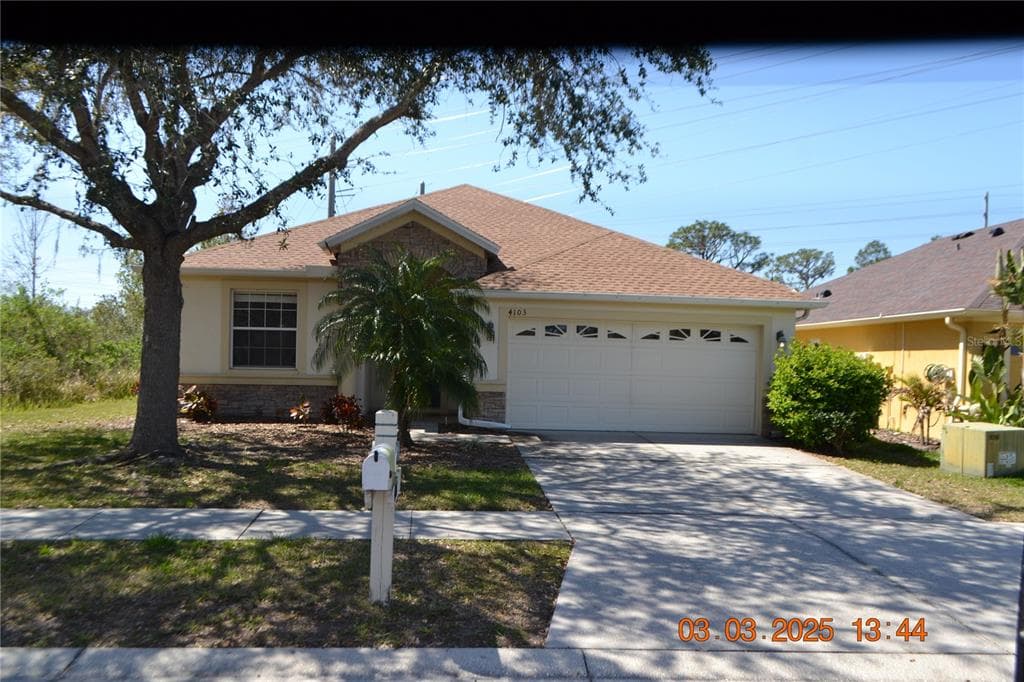4103 LANGDRUM DRIVE WESLEY CHAPEL, FL 33543