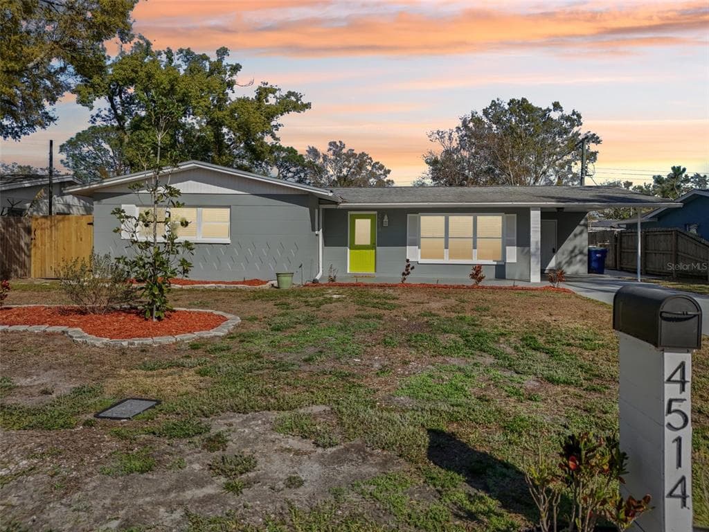 4514 S SHAMROCK ROAD TAMPA, FL 33611