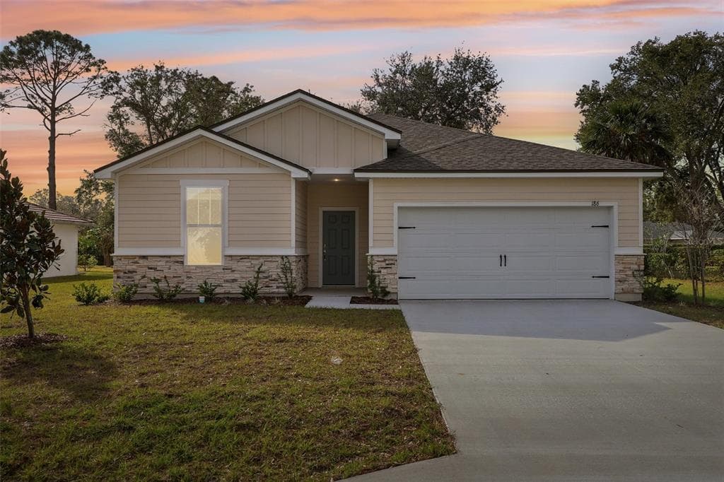 186 PRITCHARD DRIVE PALM COAST, FL 32164