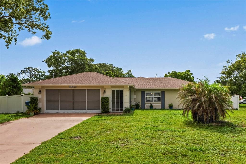 1038 SHENANDOAH LANE SPRING HILL, FL 34606