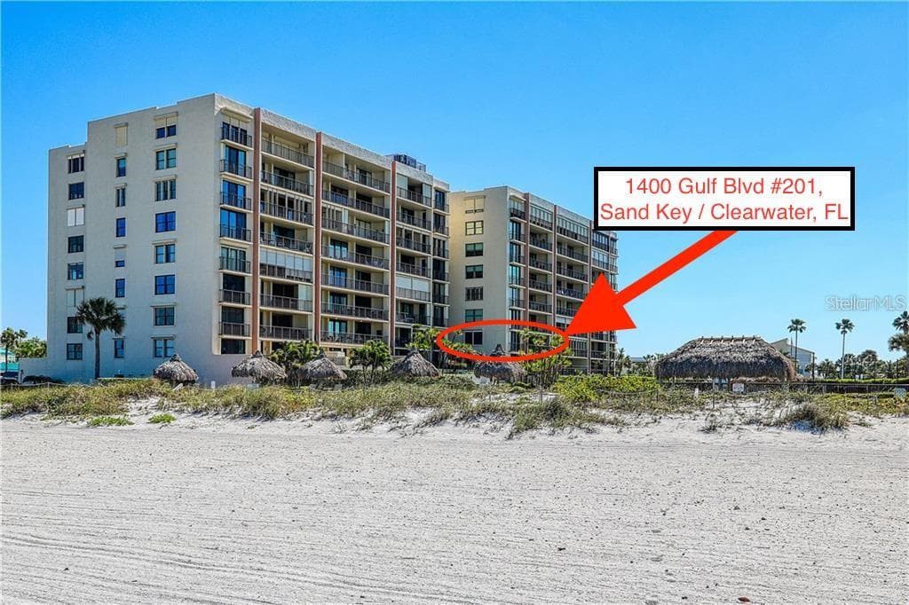 1400 GULF BOULEVARD UNIT 201 CLEARWATER BEACH, FL 33767