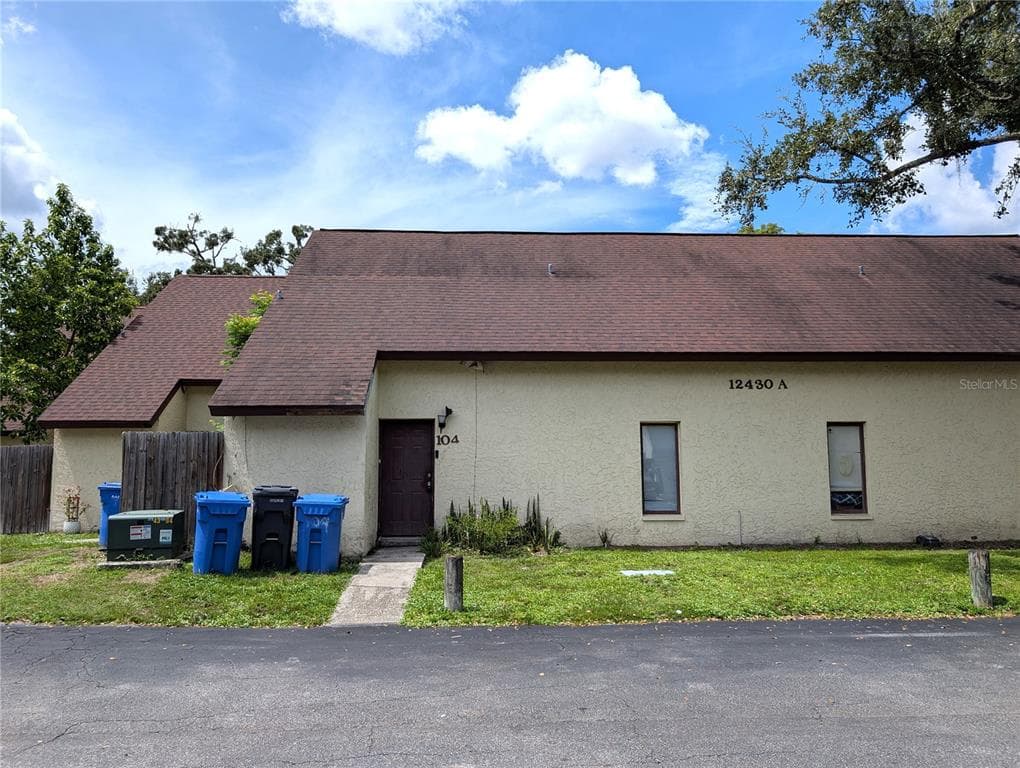 12430 TOUCHTON DRIVE UNIT 104 TAMPA, FL 33617