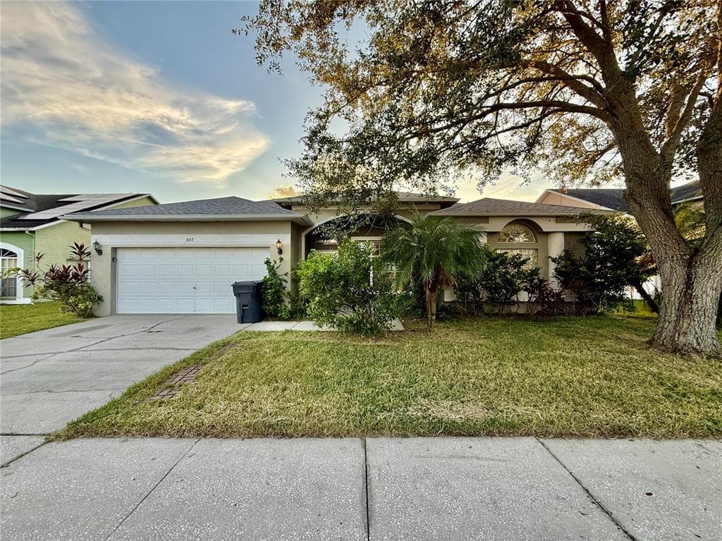 807 FRANKFORD DRIVE BRANDON, FL 33511