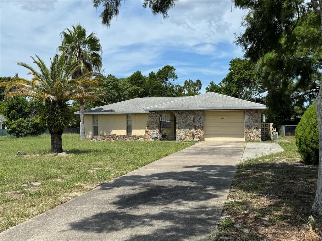 6501 RIDGE CREST DRIVE PORT RICHEY, FL 34668