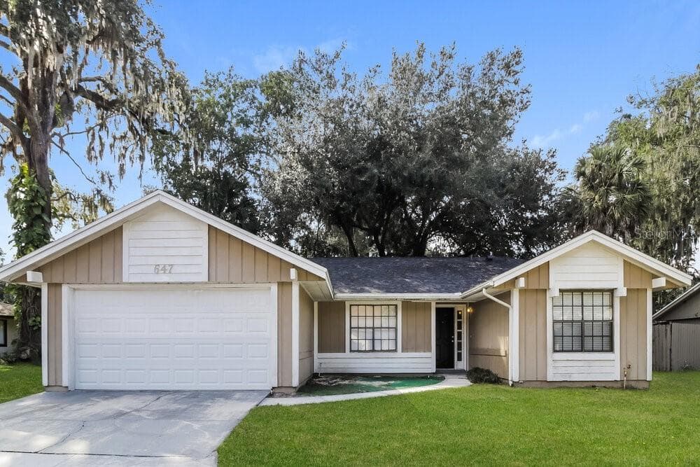 647 REDWOOD DRIVE WINTER SPRINGS, FL 32708
