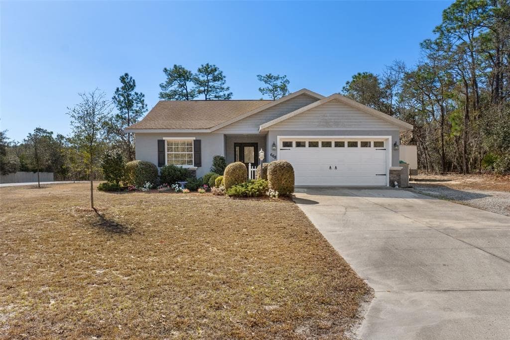 668 W HUMMINGBIRD DRIVE CITRUS SPRINGS, FL 34434