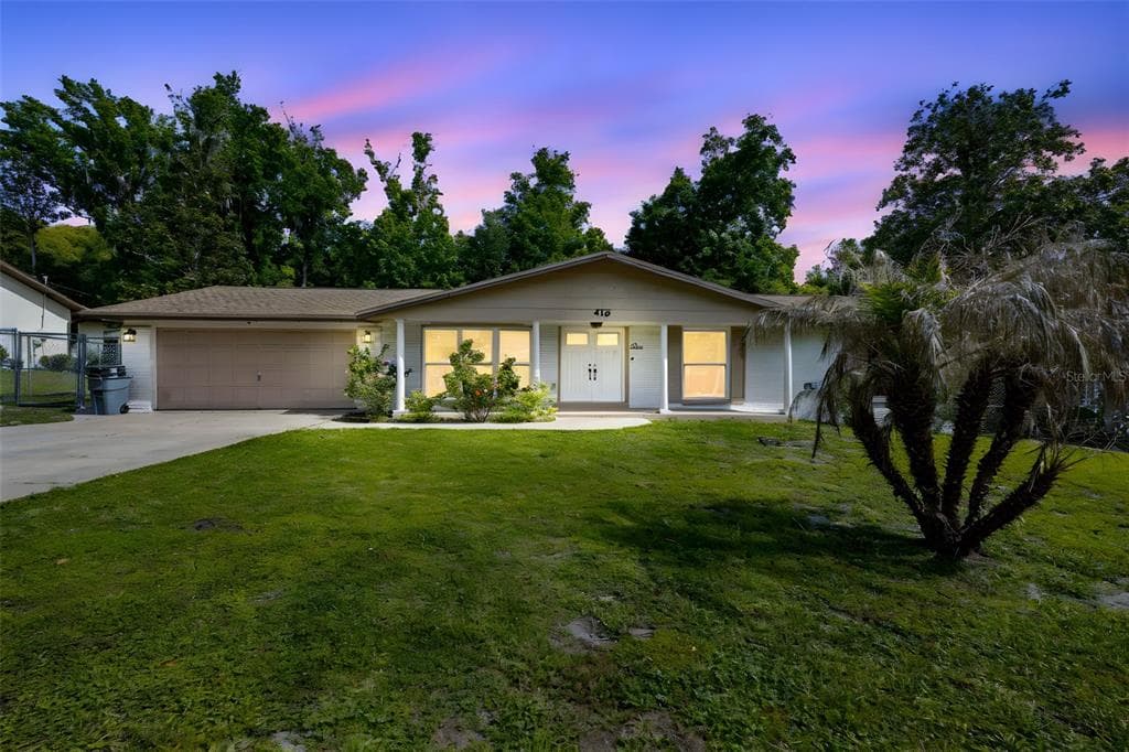 416 EDERINGTON DRIVE BROOKSVILLE, FL 34601