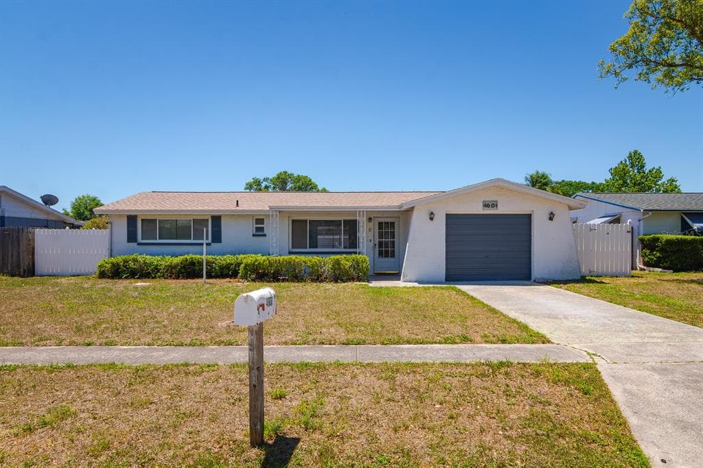 4601 DURNEY STREET NEW PORT RICHEY, FL 34652