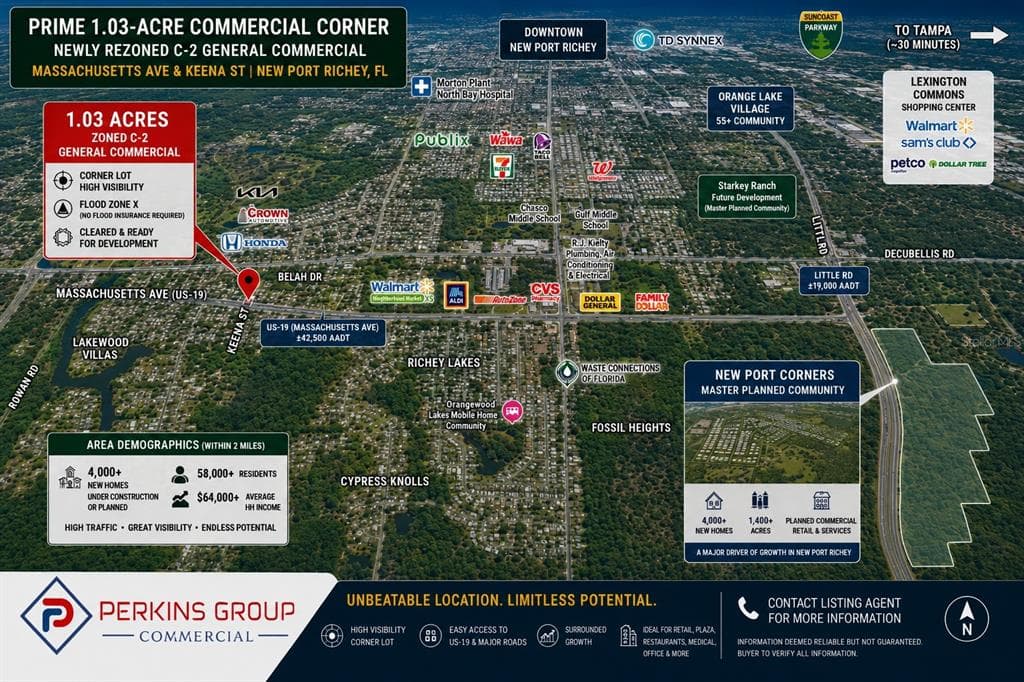 0 MASSACHUSETTS AVENUE NEW PORT RICHEY, FL 34653