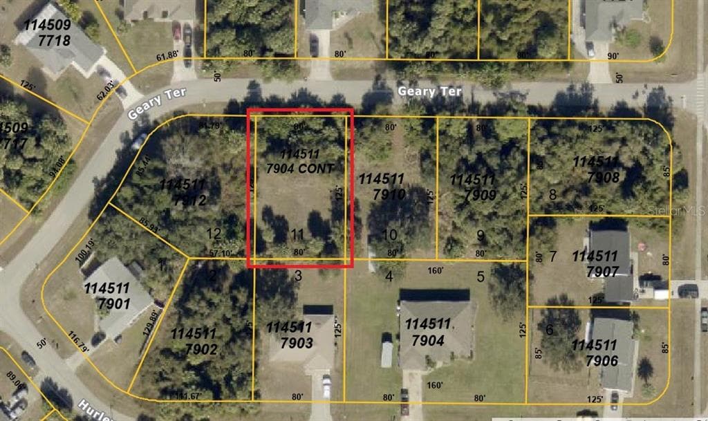 Lot 11 GEARY TERRACE NORTH PORT, FL 34288