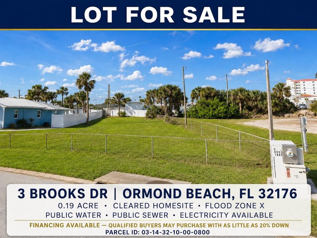 3 BROOKS DRIVE ORMOND BEACH, FL 32176