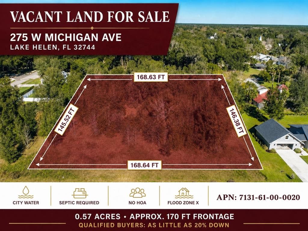 275 W MICHIGAN AVENUE LAKE HELEN, FL 32744
