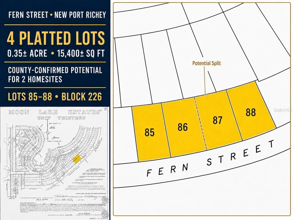 FERN STREET NEW PORT RICHEY, FL 34654