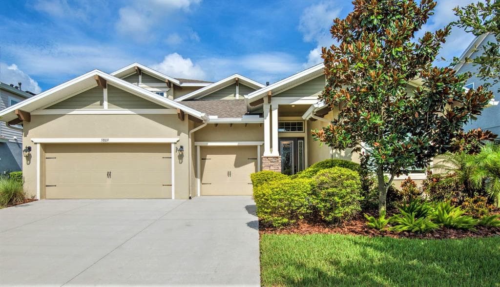 5809 JASPER GLEN DRIVE LITHIA, FL 33547
