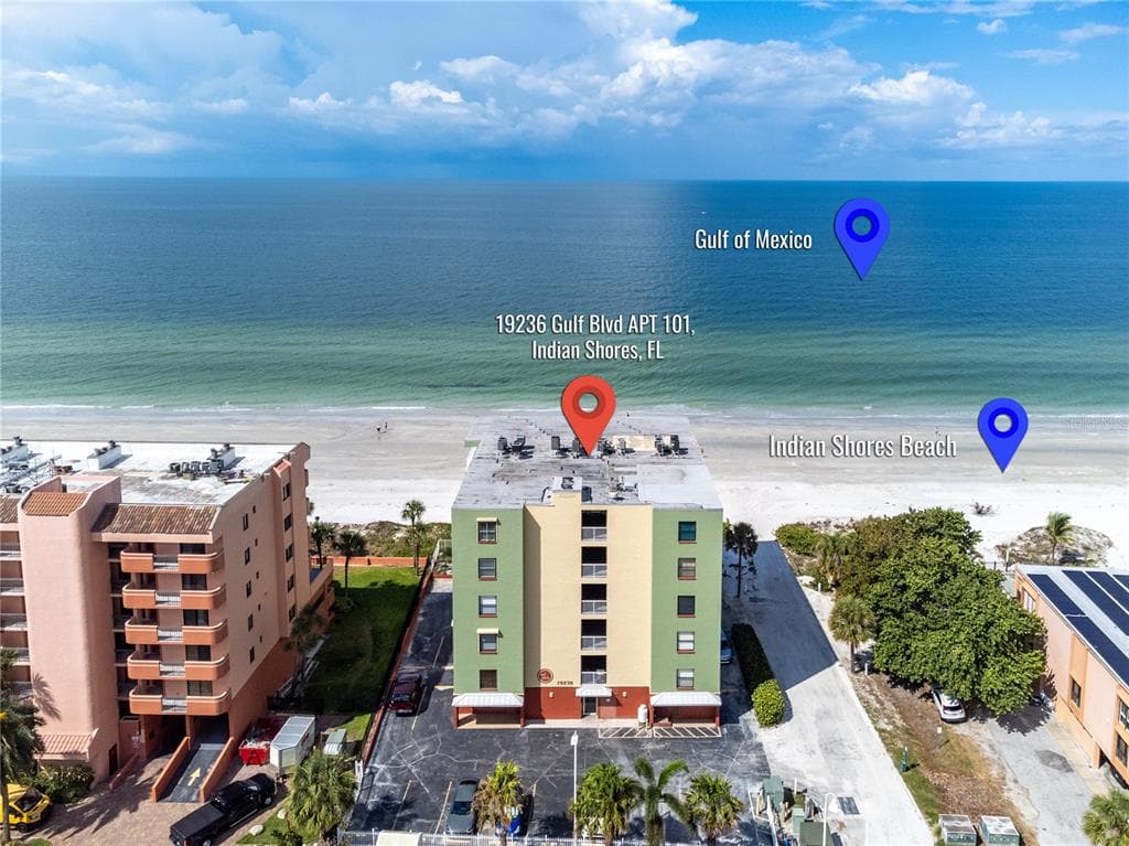 19236 GULF BOULEVARD UNIT 101 INDIAN SHORES, FL 33785